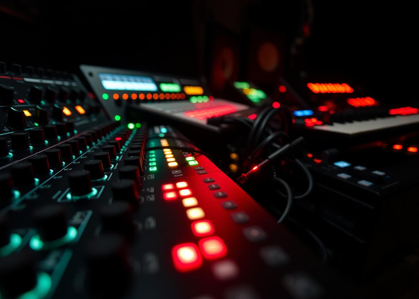 Synthesizers en gear